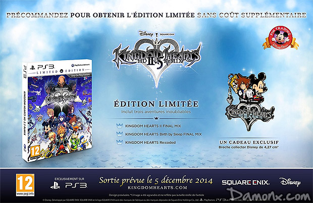 [Pré-co] Kingdom Hearts HD 2.5 ReMIX - Edition limitée PS3