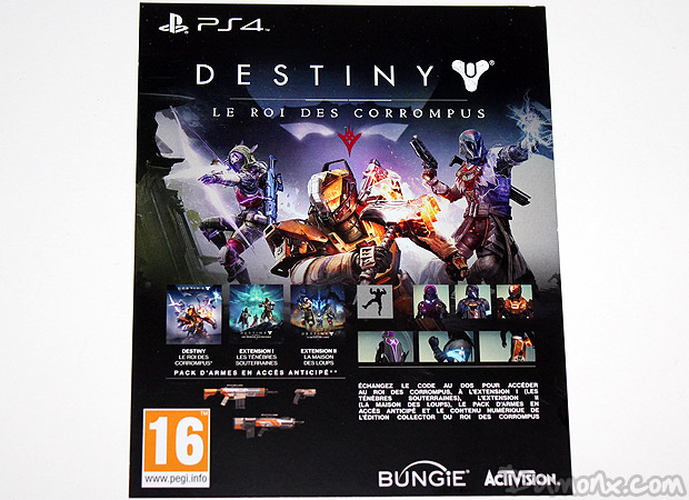 [Unboxing] Destiny : The Taken King (Le Roi des Corrompus) Limited Edition PS4