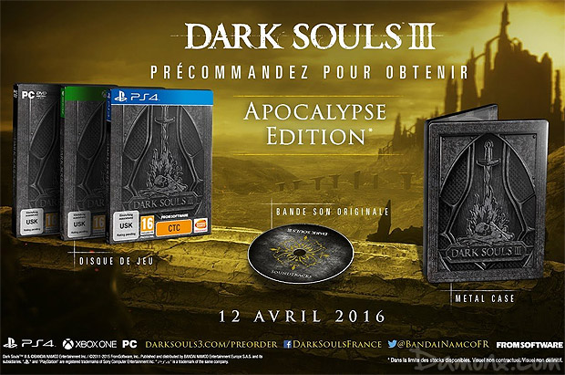 [Pré-co] Dark Souls III - Apocalypse Edition + Guide Collector