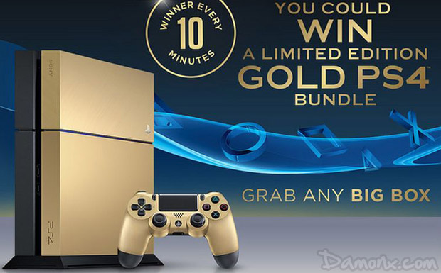 PS4 Taco Bell Limited Edition Gold
