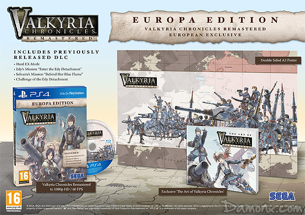 Valkyria Chronicles Remastered - Edition Europa sur PS4
