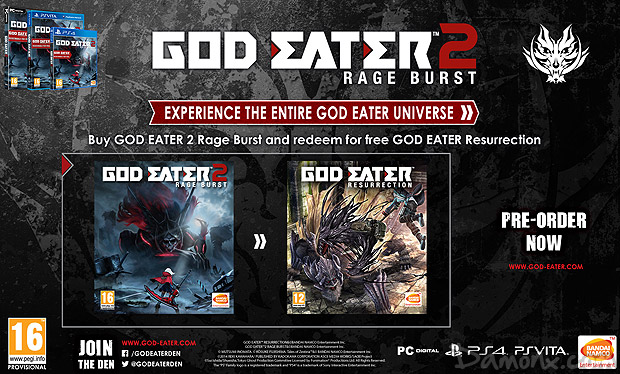 God Eater 2 : Rage Burst (PS4, PS Vita & PC)
