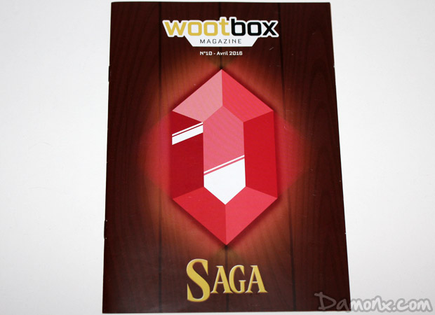[Unboxing] Wootbox #11 Avril 2016 : Saga