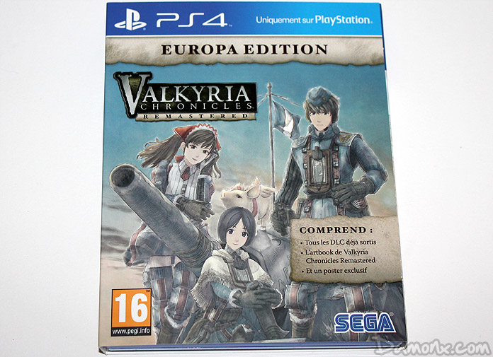 [Unboxing] Valkyria Chronicles Remastered – Edition Europa sur PS4