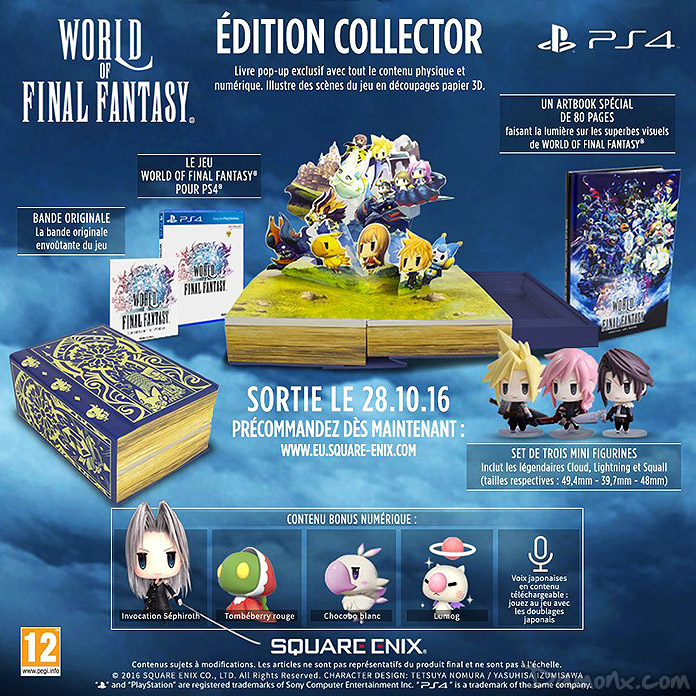World of Final Fantasy - Edition Collector sur PS4