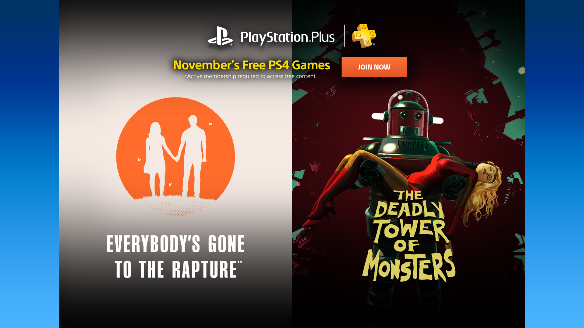 [Vidéo] PlayStation Plus : Les Jeux Offerts du Mois de Novembre 2016