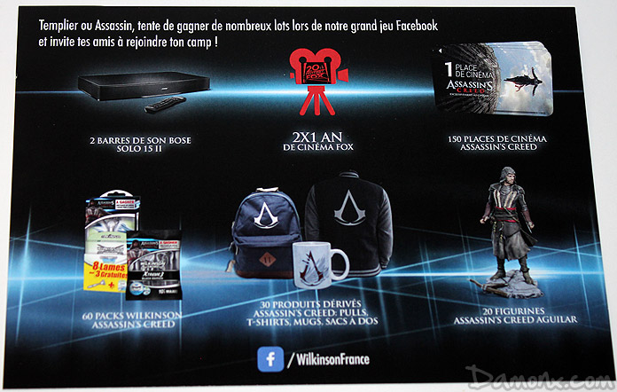 [Unboxing] Buzz Kit Assassin's Creed (le film) x Wilkinson 