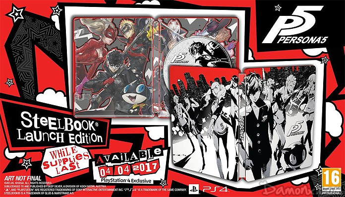 [Collector] Persona 5 : Steelbook Launch Edition sur PS4